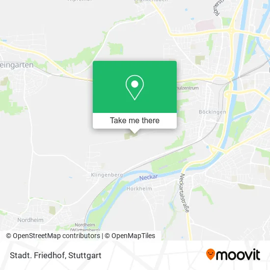 Карта Stadt. Friedhof