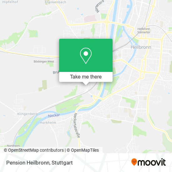 Pension Heilbronn map