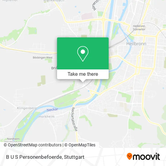 Карта B U S Personenbefoerde