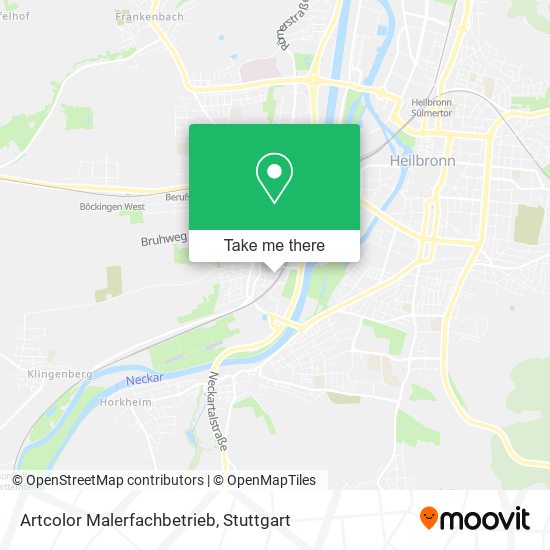 Artcolor Malerfachbetrieb map