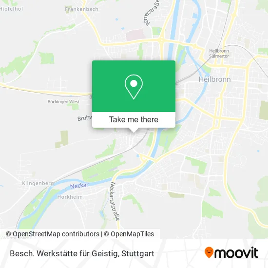 Карта Besch. Werkstätte für Geistig