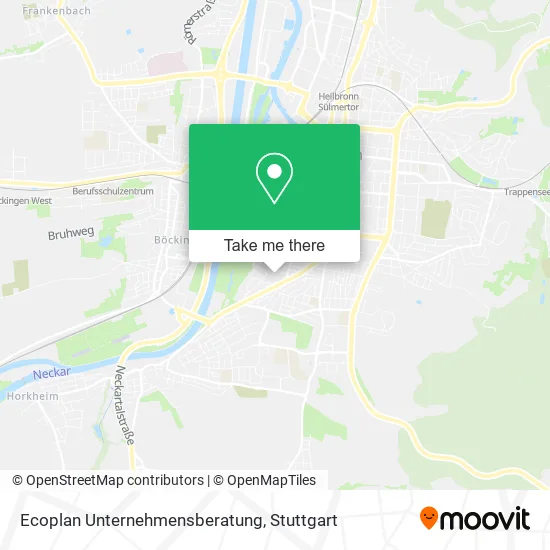 Карта Ecoplan Unternehmensberatung