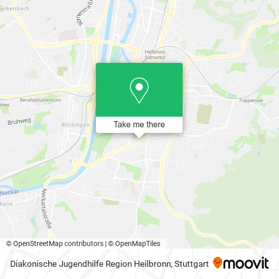Карта Diakonische Jugendhilfe Region Heilbronn