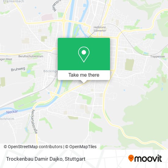 Trockenbau Damir Dajko map