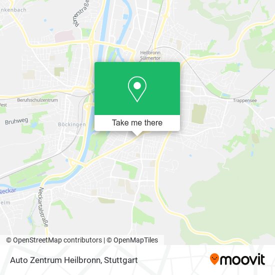 Auto Zentrum Heilbronn map