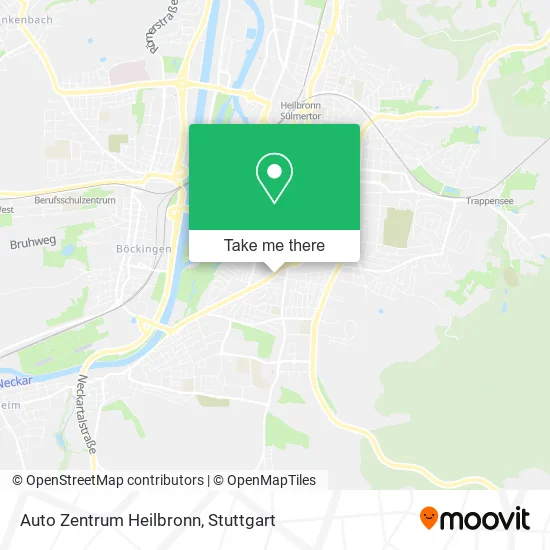 Карта Auto Zentrum Heilbronn