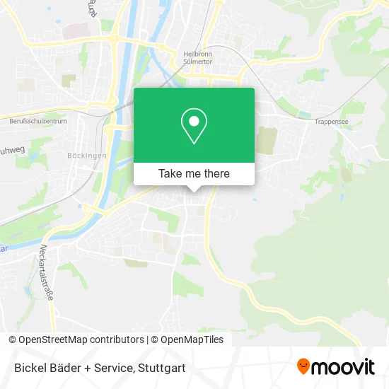 Карта Bickel Bäder + Service