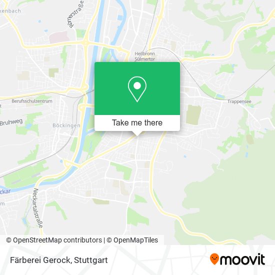 Карта Färberei Gerock
