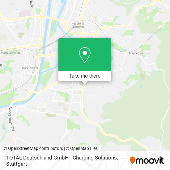 TOTAL Deutschland GmbH - Charging Solutions map