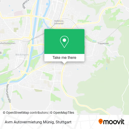 Карта Avm Autovermietung Münig