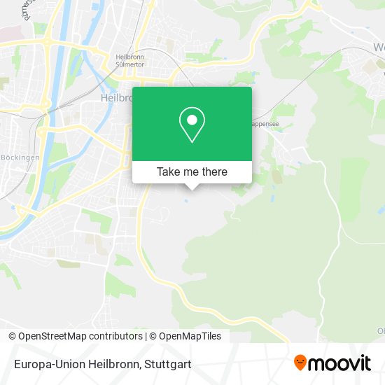 Europa-Union Heilbronn map