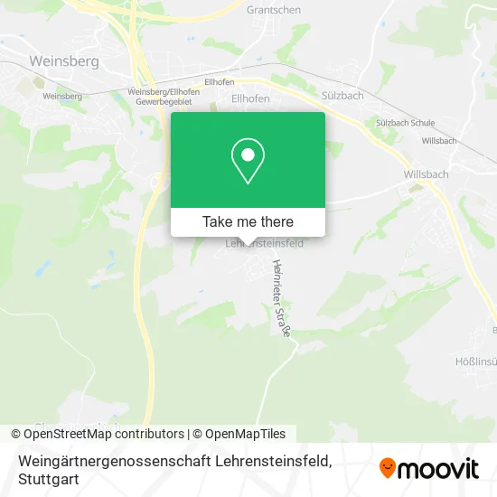 Карта Weingärtnergenossenschaft Lehrensteinsfeld