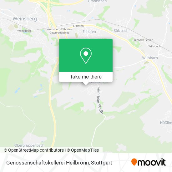 Genossenschaftskellerei Heilbronn map