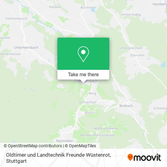 Oldtimer und Landtechnik Freunde Wüstenrot map
