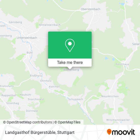 Landgasthof Bürgerstüble map