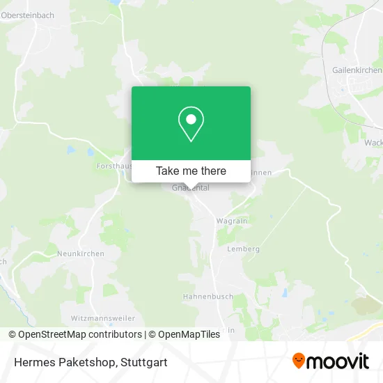Карта Hermes Paketshop