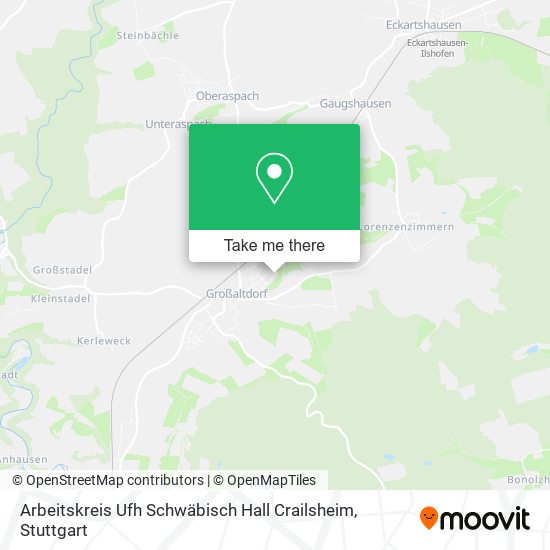 Arbeitskreis Ufh Schwäbisch Hall Crailsheim map