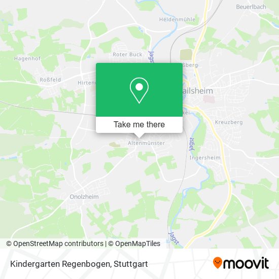 Kindergarten Regenbogen map