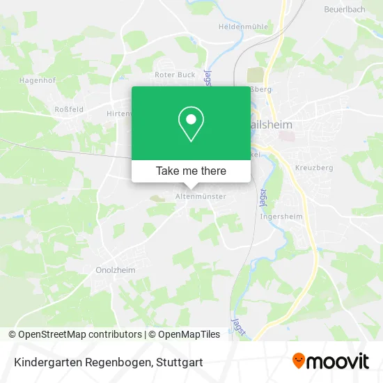 Карта Kindergarten Regenbogen