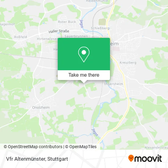 Карта Vfr Altenmünster