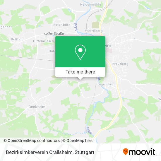 Bezirksimkerverein Crailsheim map