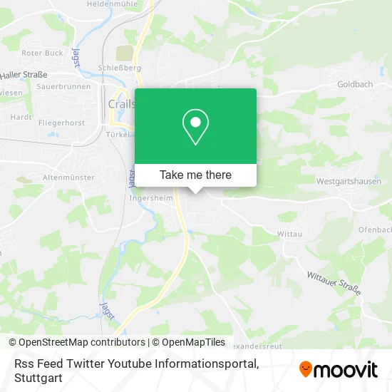 Карта Rss Feed Twitter Youtube Informationsportal