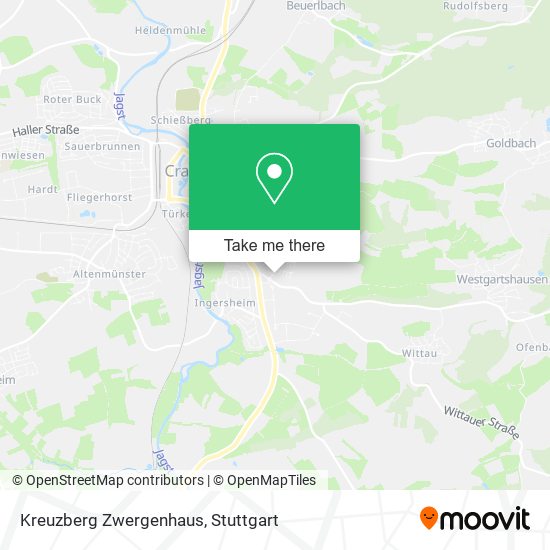 Kreuzberg Zwergenhaus map