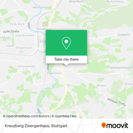 Карта Kreuzberg Zwergenhaus