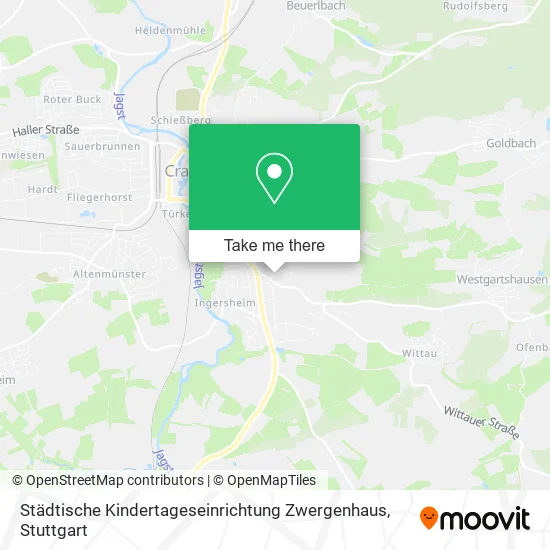 Карта Städtische Kindertageseinrichtung Zwergenhaus