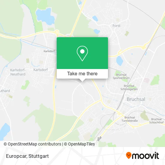 Карта Europcar