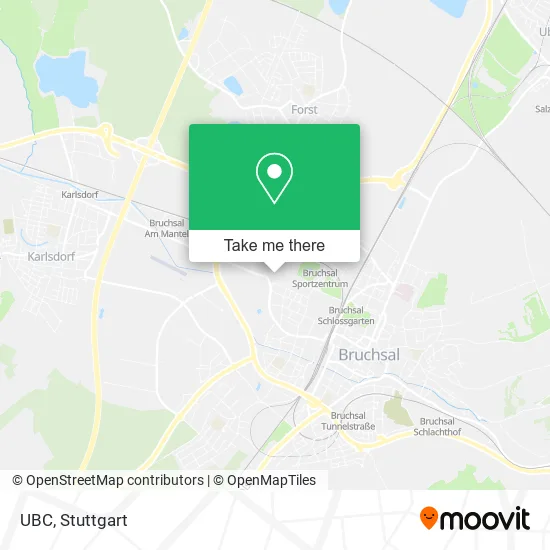 Карта UBC