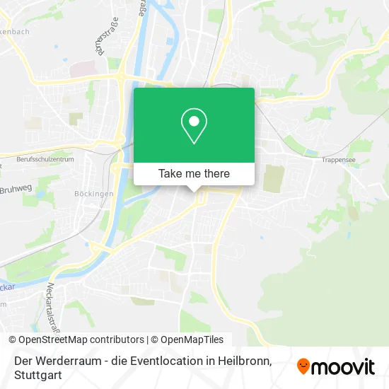 Карта Der Werderraum - die Eventlocation in Heilbronn