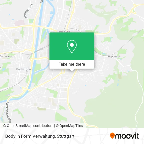 Карта Body in Form Verwaltung
