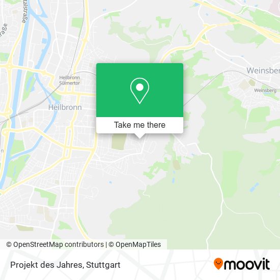 Карта Projekt des Jahres
