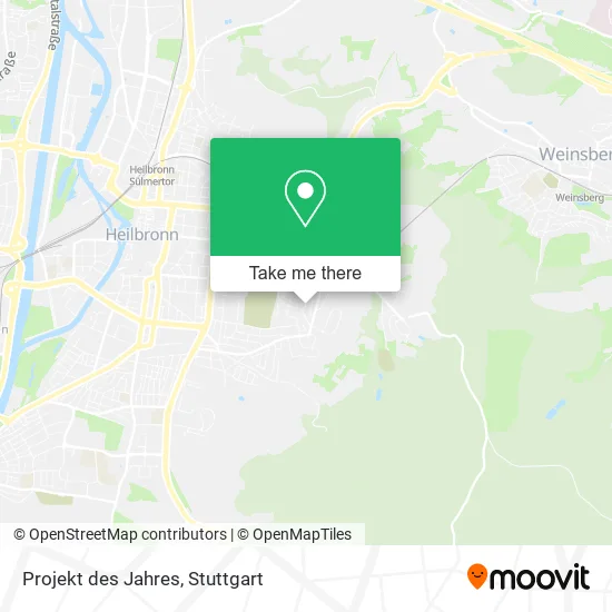 Карта Projekt des Jahres