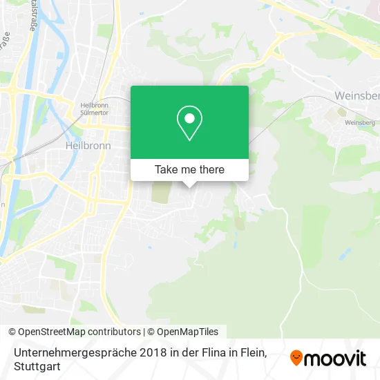 Карта Unternehmergespräche 2018 in der Flina in Flein