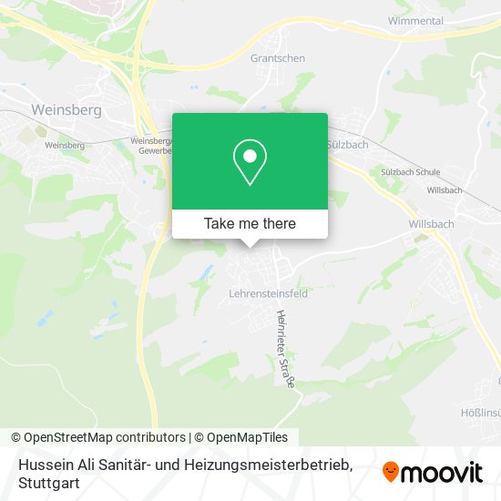 Hussein Ali Sanitär- und Heizungsmeisterbetrieb map