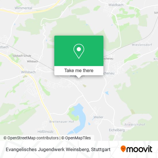 Evangelisches Jugendwerk Weinsberg map