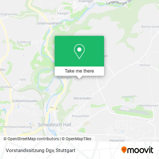 Карта Vorstandssitzung Dgv