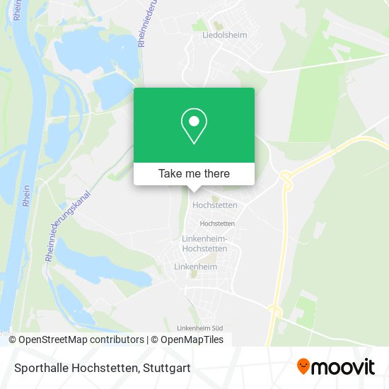 Sporthalle Hochstetten map