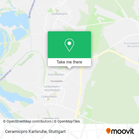 Ceramicpro Karlsruhe map