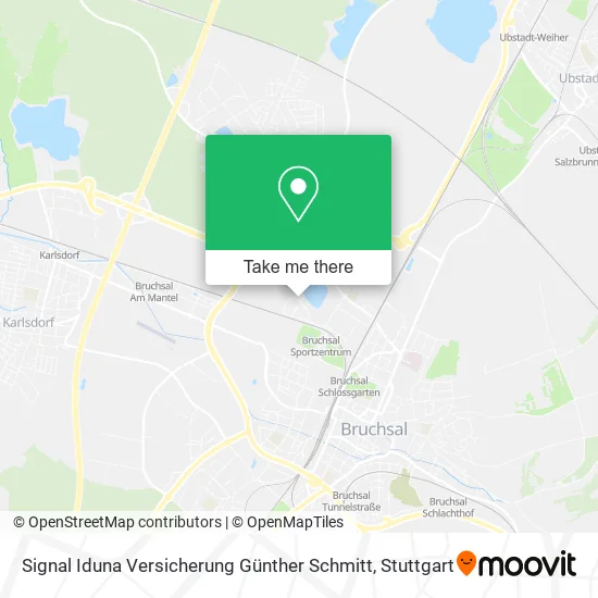 Карта Signal Iduna Versicherung Günther Schmitt