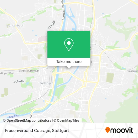 Frauenverband Courage map