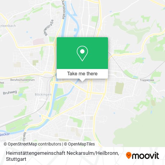 Карта Heimstättengemeinschaft Neckarsulm / Heilbronn