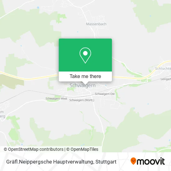 Карта Gräfl.Neippergsche Hauptverwaltung