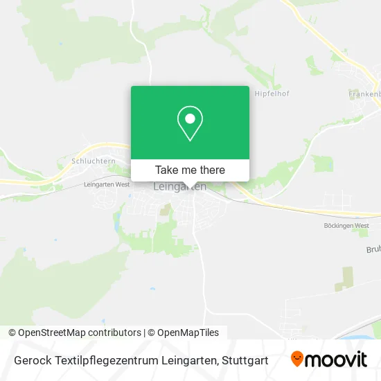 Карта Gerock Textilpflegezentrum Leingarten