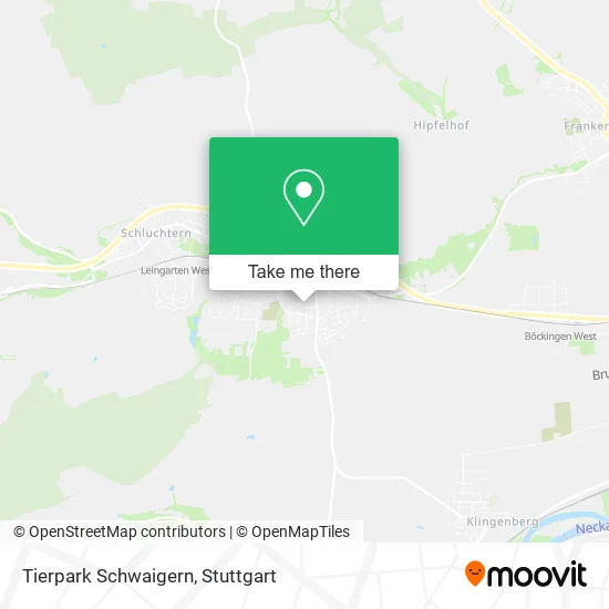 Карта Tierpark Schwaigern