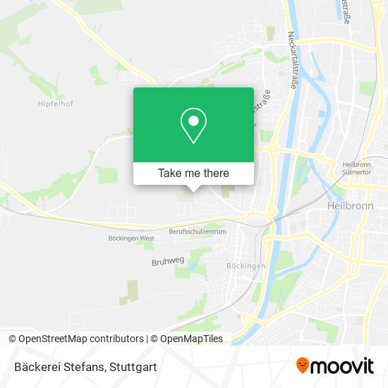 Bäckerei Stefans map