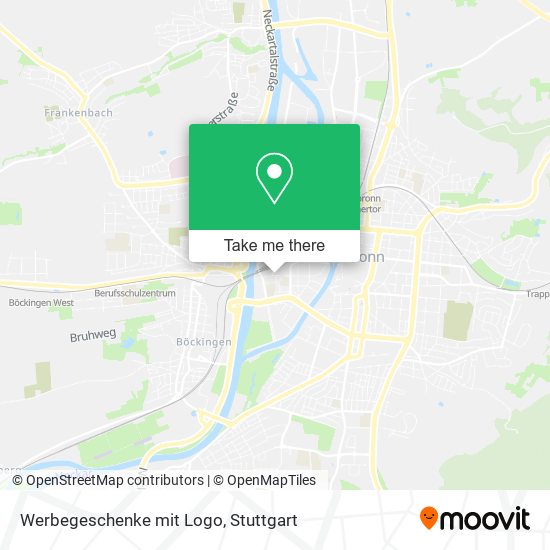 Werbegeschenke mit Logo map