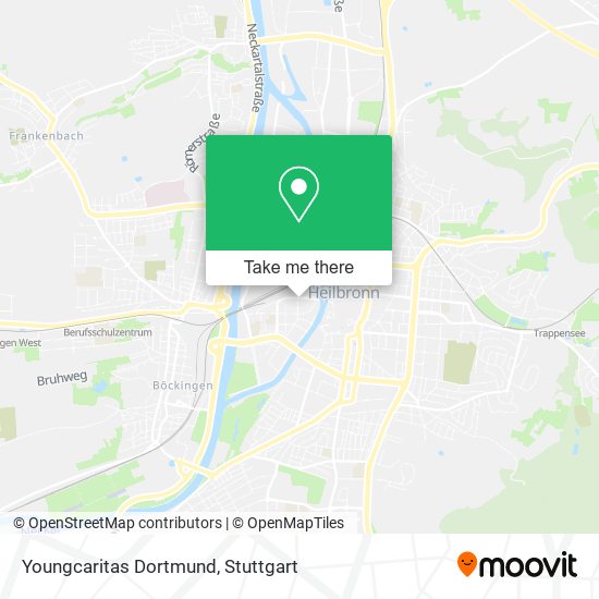 Карта Youngcaritas Dortmund